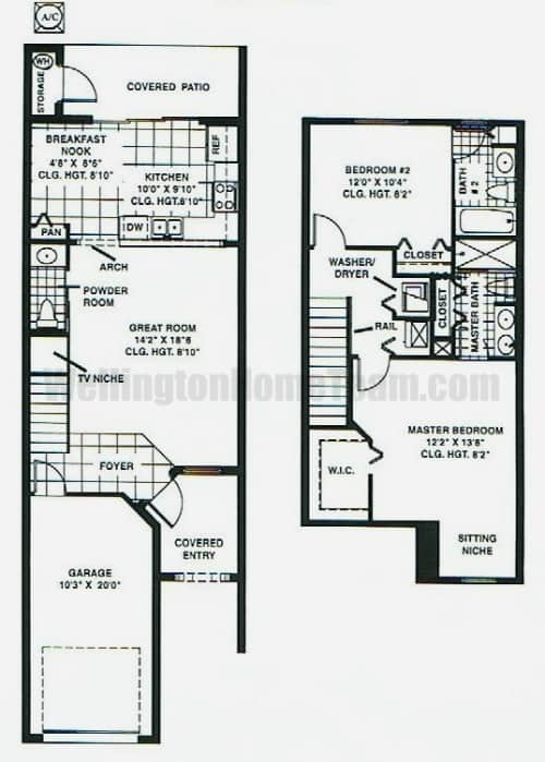 Towne Place Townhomes in Wellington FL - Astor
