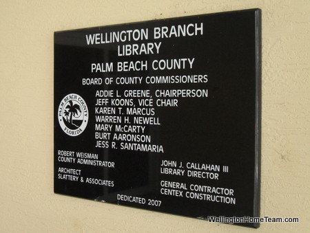 Wellington Library Entry 1