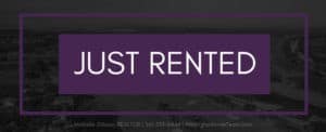 Just rented homes