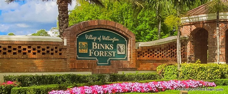 Binks Forest Wellington Florida Real Estate and Homes for Sale
