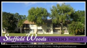 Sheffield Woods Condo SOLD 12960 Dartford Trail 12 Wellington Florida 33414