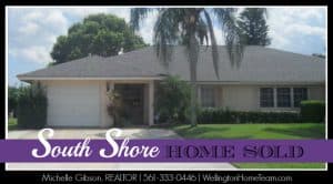 South Shore Wellington Florida Home Sold 904 Lantern Tree Lane