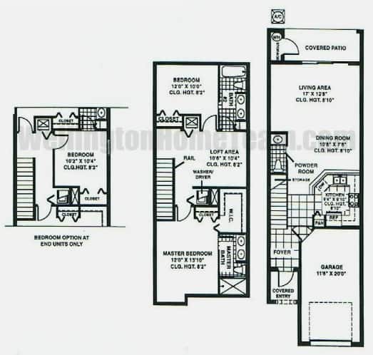 Towne Place Floorplans & Models | Wellington FL Towne Place Brookfield townhome floorplan in Wellington FL