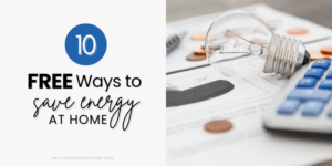 Ten FREE Ways to Save Energy at Home