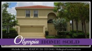 Olympia Wellington Florida HOme Sold 2843 Shaughnessy Drive