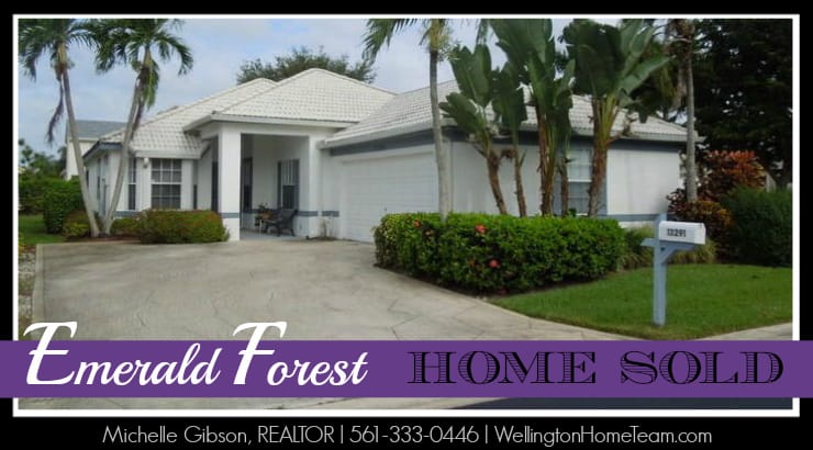 Emerald Forest Home SOLD - 13291 Blue Diamond Place Wellington Florida 33414