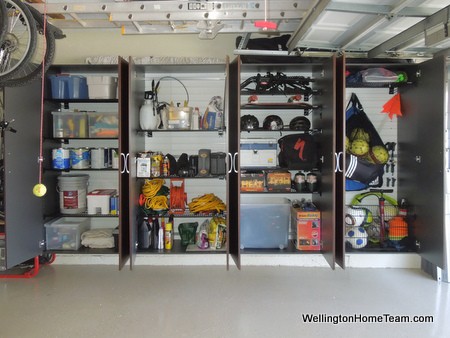 Makeover your Garage for Less than $2,000 Organized Cabinets