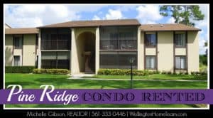 Pine Ridge North Village Condo RENTED 818 Sky Pine Way E 1