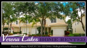 Verona Lakes Townhome RENTED 9917 Porta Leona Lane Boynton Beach Florida 33472