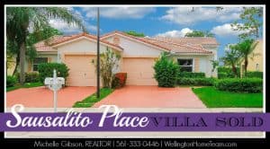 Sausalito Place Villa SOLD 61 Sausalito Place Boynton Beach Florida 33436