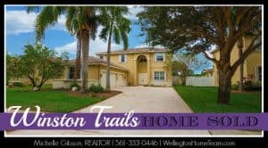 Winston Trails Home SOLD 6085 Indian Forest Circle Lake Worth Florida 33463