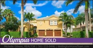 Olympia Home SOLD 2218 Stotesbury Way Wellington Florida 33414