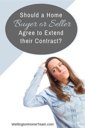 Should a Home Seller or Buyer Agree to Extend their Contract?