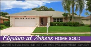 Elysium at Arbors Home SOLD 146 Elysium Drive Royal Palm Beach Florida 33411