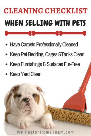 How to Sell a Home With Pets Cleaning Checklist