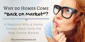 Why do Homes Come Back on Market Real Estate Questions