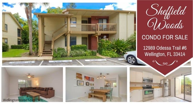 Sheffield Woods Condo for Sale 12989 Odessa Trail Apt 6, Wellington, Florida 33414 MLS# RX-10429576