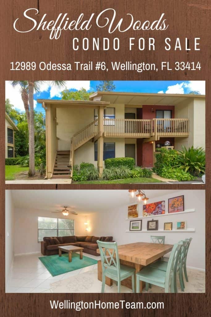 12989 Odessa Trail #6, Wellington, Florida 33414 | Sheffield Woods Condo for Sale