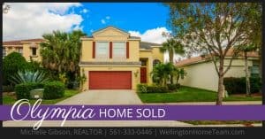 Olympia Home SOLD 9757 Scribner Lane Wellington Florida 33414