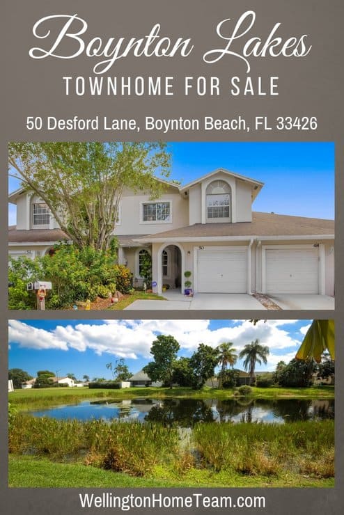 50 Desford Lane Boynton Beach Florida 33426 | Boynton Lakes Townhome