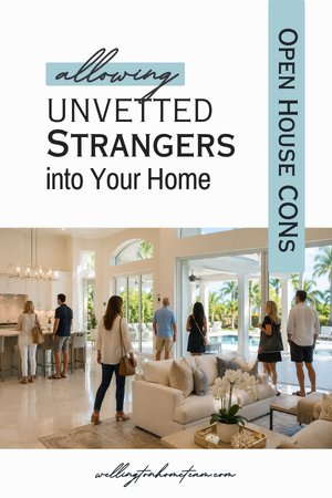 CONs of Open Houses - Allowing Unvetted Strangers Into Your Home