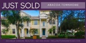 Abacoa Townhome SOLD 1444 Cupcoy Avenue Jupiter Florida 33458