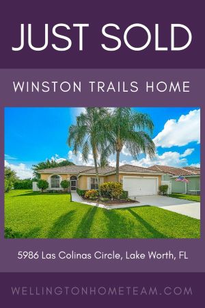 Winston Trails Home SOLD! 5986 Las Colinas Circle, Lake Worth, FL 33463
