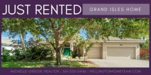 Grand Isles Home RENTED 11715 Waterbend Court Wellington Florida 33414