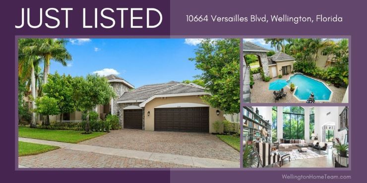 Versailles Luxury Pool Home for Sale - 10664 Versailles Blvd Wellington FL 33449