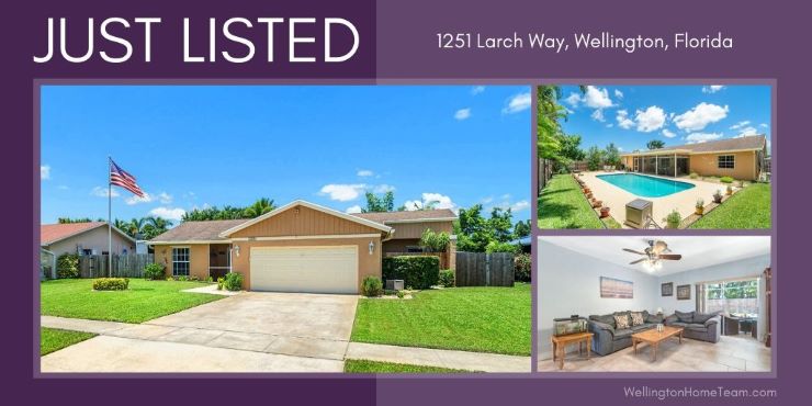 Eastwood Pool Home for Sale 1251 Larch Way, Wellington, Florida 33414