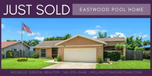 Eastwood Pool Home SOLD 1251 Larch Way Wellington Florida 33414