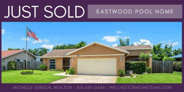 Eastwood Pool Home SOLD 1251 Larch Way Wellington Florida 33414