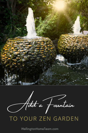 Add a Fountain to Your Zen Garden