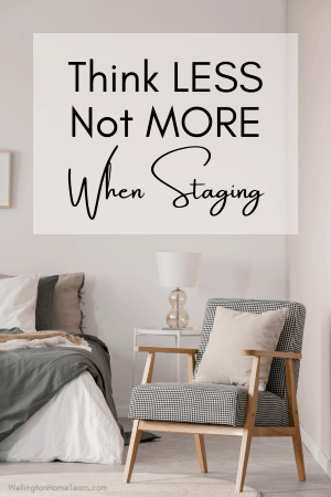 Think Less Not More when Staging