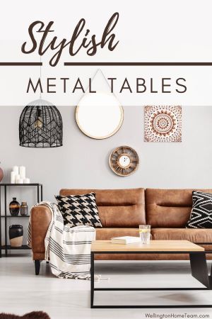 Stylish Metal Tables - Home Decor