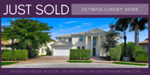 Olympia Home SOLD 9689 Postley Court Wellington Florida