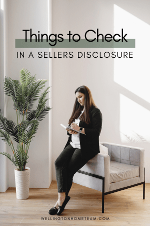 Things to Check in a Sellers Disclosure