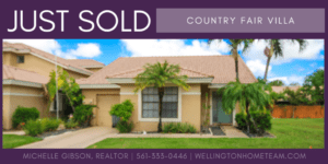 Country Fair Villa SOLD 9871 Watermill Circle F Boynton Beach Florida