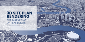 3D Site Plan Rendering for Marketing of Real Estate