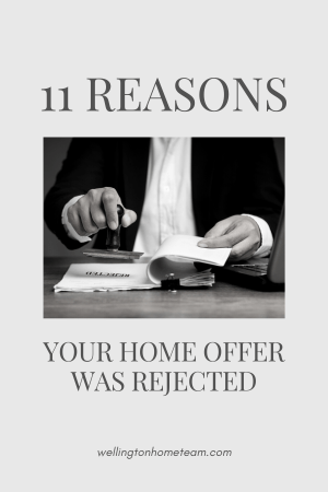 11 razões pelas quais sua oferta de casa foi rejeitada