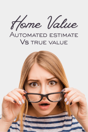 Automated Home Value Estimate vs True Home Value graphic