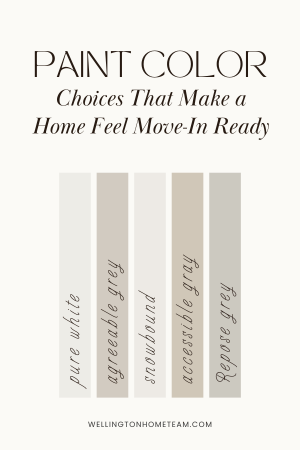 Paint Color Choices That Make a Home Feel Move-In Ready