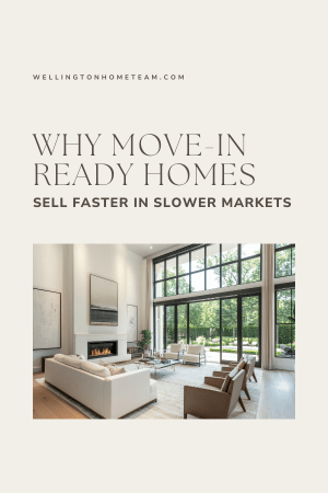 Why Some Homes Sell Fast in a Slow Market Move-in ready home selling faster than comparable listings in a slow housing market
