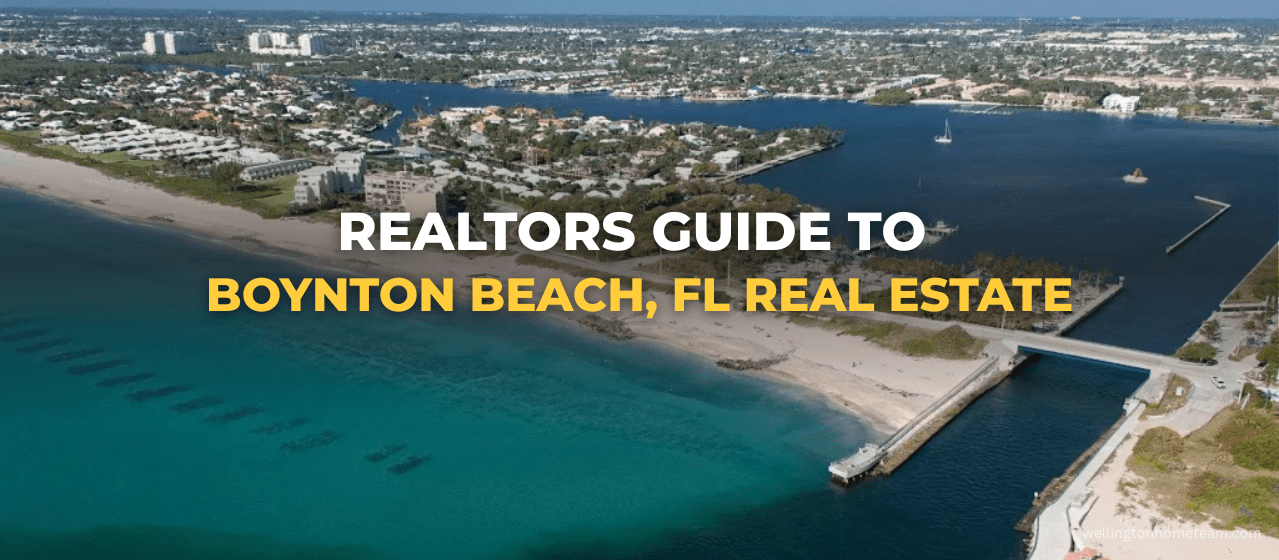 Aerial of Boynton Beach Inet in Florida