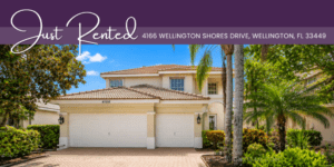 Wellington Shores Home RENTED 4166 Wellington Shores Dr
