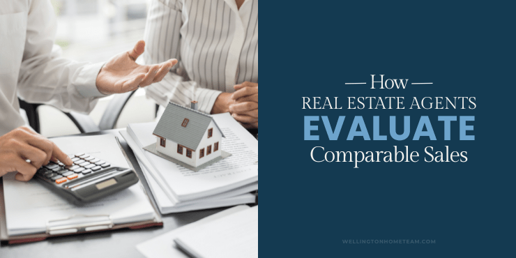 How Real Estate Agents Evaluate Comparable Sales Real estate agent reviewing comparable home sales data and pricing trends to determine accurate property value